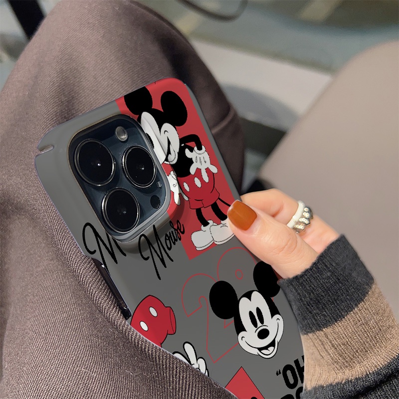 Ốp Điện Thoại Cứng Chống Sốc In Hình Chuột Hoạt Hình Dễ Thương Cho iphone 14 pro Max 11 13 12 7Plus 8 X XS Max