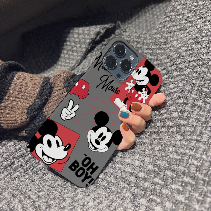 Ốp Điện Thoại Cứng Chống Sốc In Hình Chuột Hoạt Hình Dễ Thương Cho iphone 14 pro Max 11 13 12 7Plus 8 X XS Max