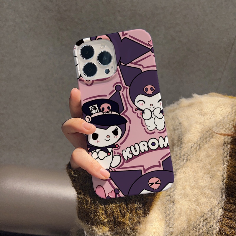 Ốp Điện Thoại Cứng Chống Sốc In Hình Kuromi Dễ Thương Cho iphone 14 pro Max 11 13 12 7Plus 8 X XS Max