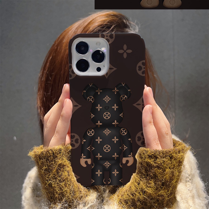 Ốp Điện Thoại Cứng Chống Sốc In Hình Gấu Hoạt Hình Cho iphone 14 pro Max 11 13 12 7Plus 8 X XS Max