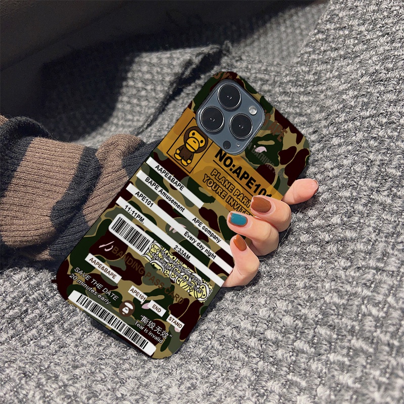 Ốp Điện Thoại Cứng Chống Sốc Họa Tiết Rằn Ri Cho iphone 14 pro Max 11 13 12 7Plus 8 X XS Max