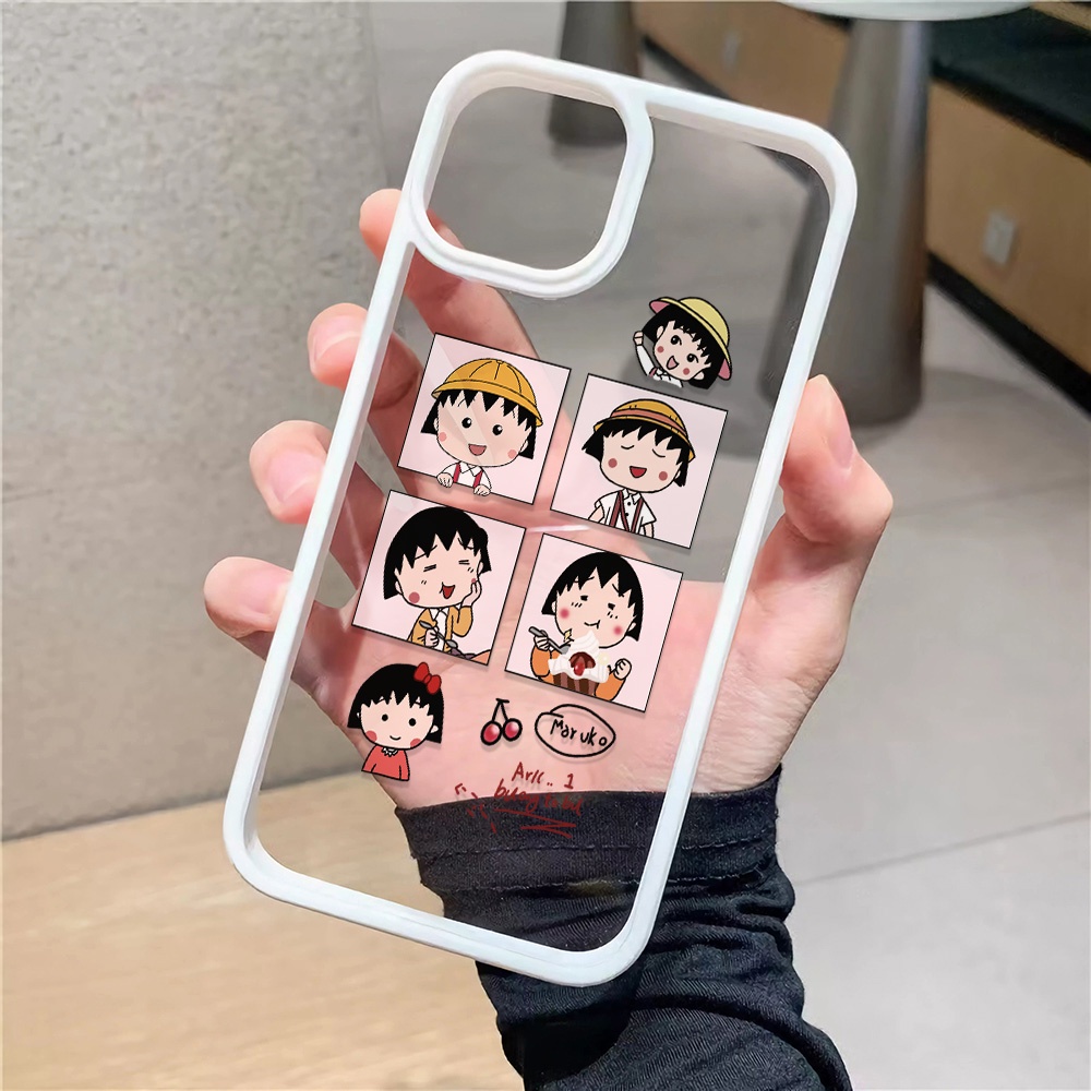 Ốp Điện Thoại Nhựa Acrylic Cứng Trong Suốt In Hình Quả Cherry Thời Trang Cho iphone 14 pro Max 11 13 12 7Plus 8 X XS Max