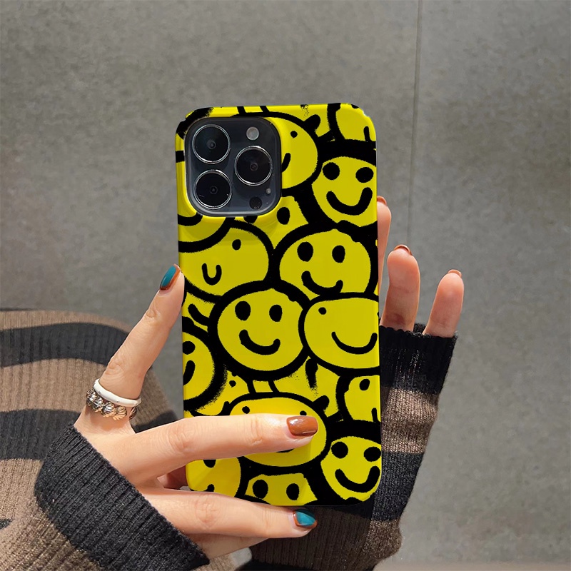 Ốp ĐiệN ThoạI ChốNg SốC HìNh MặT CườI Cho iphone 14 pro Max 11 13 12 7 Plus 8 X XS Max