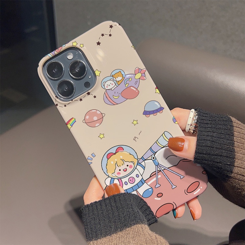 Ốp Điện Thoại Cứng Chống Sốc Họa Tiết Hoạt Hình Cho iphone 14 pro Max 11 13 12 7Plus 8 X XS Max