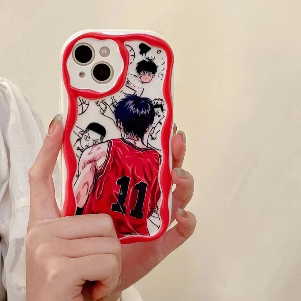 Ốp Điện Thoại Họa Tiết Hoạt Hình Slam Dunk Chống Sốc Cho iPhone 14Promax 14Pro 14 13 12 11 X 8P 7P 7 6P