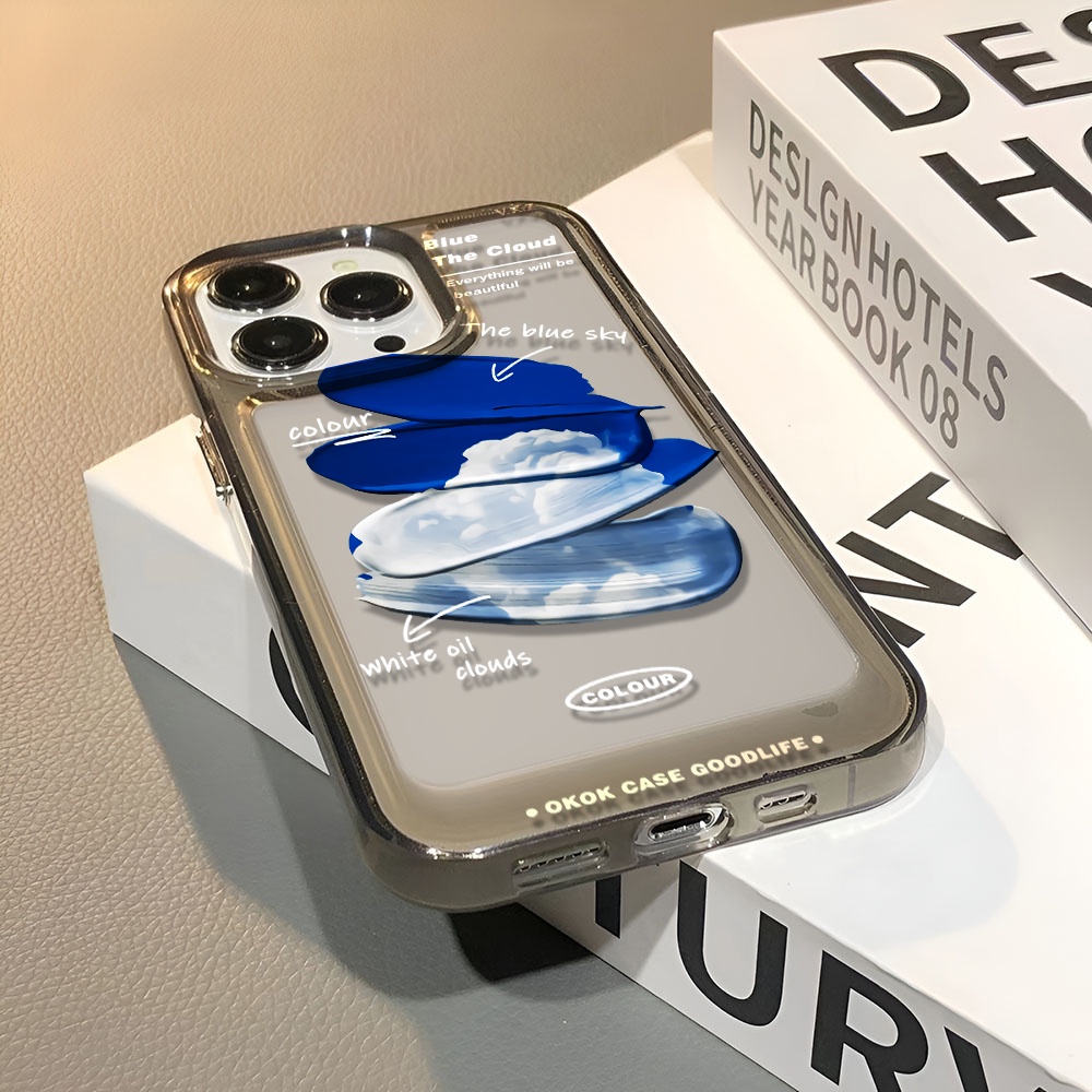 Ốp Điện Thoại Trong Suốt Chống Sốc Họa Tiết Không Gian Cho iphone 14 pro max 11 13 12 7 8 Plus X XR XSMax