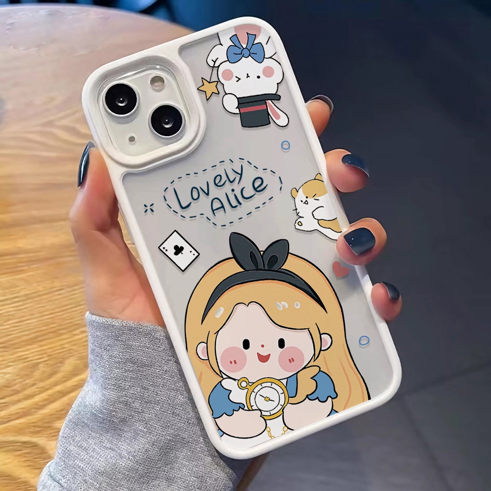Ốp Điện Thoại Nhựa Acrylic Cứng Trong Suốt Hình Công Chúa Cho iphone 14 pro Max 11 13 12 7Plus 8 X XS Max