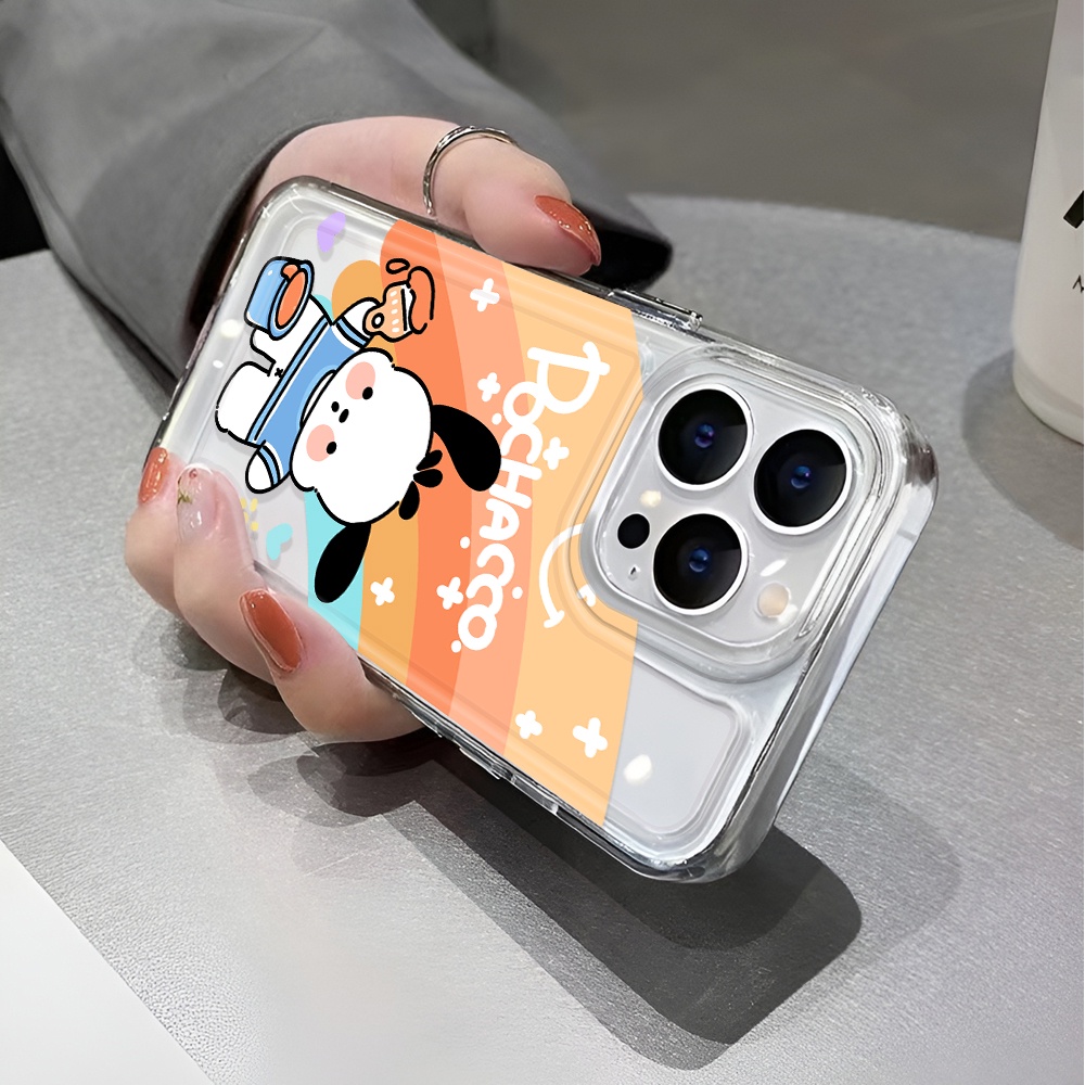 Ốp Điện Thoại Trong Suốt In Hình Cầu Vồng Cho iphone 14 pro max 11 13 12 7 8 Plus X XR XSMax