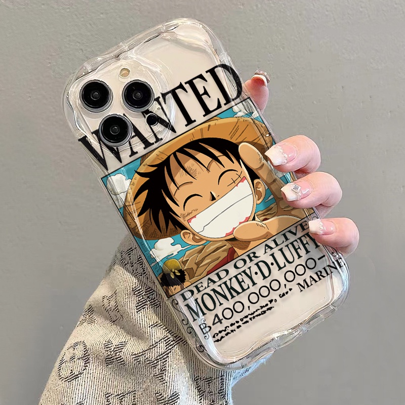 Ốp Điện Thoại Dẻo Trong Suốt Họa Tiết Hoạt Hình Luffy Dễ Thương Cho iphone 14 pro Max 11 13 12 7Plus 8 X XS Max