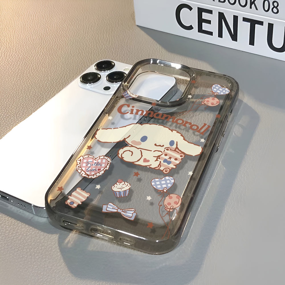 Ốp Điện Thoại Trong Suốt Hình Gấu Cinnamoroll Cho iphone 14 pro max 11 13 12 7 8 Plus X XR XSMax