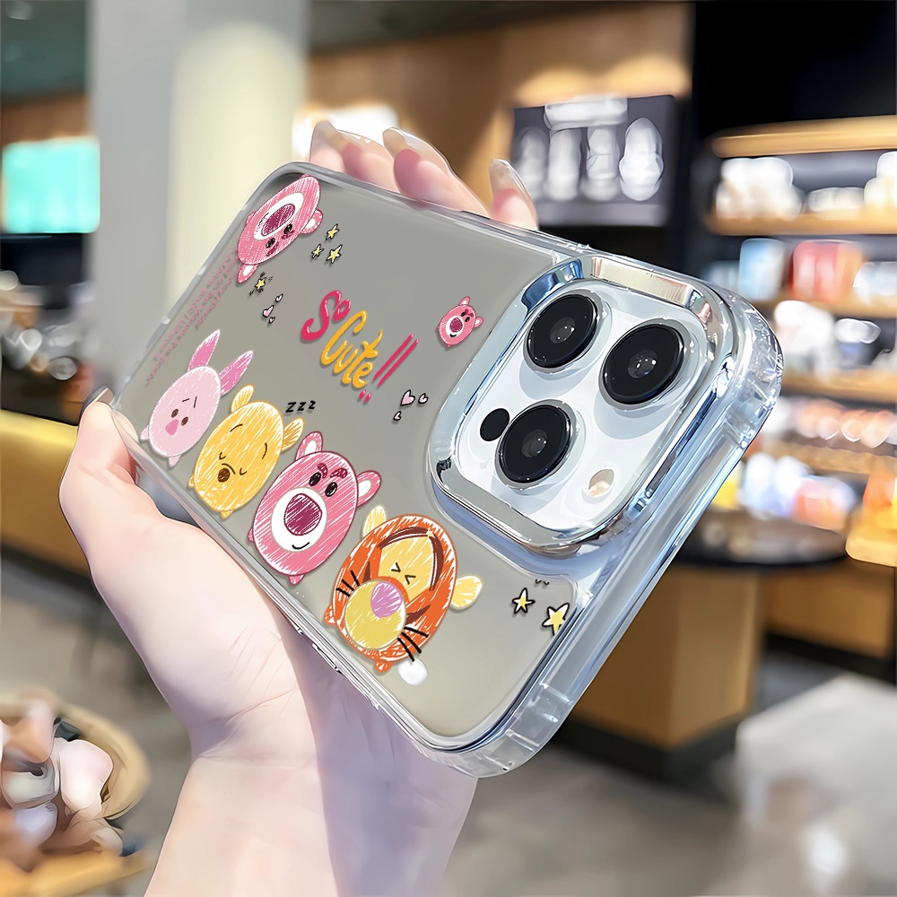Ốp Điện Thoại Tpu In Hình Winnie the Pooh Minnie Cho iphone 14 pro max 11 12 13 8 7 Plus X XR XSMax