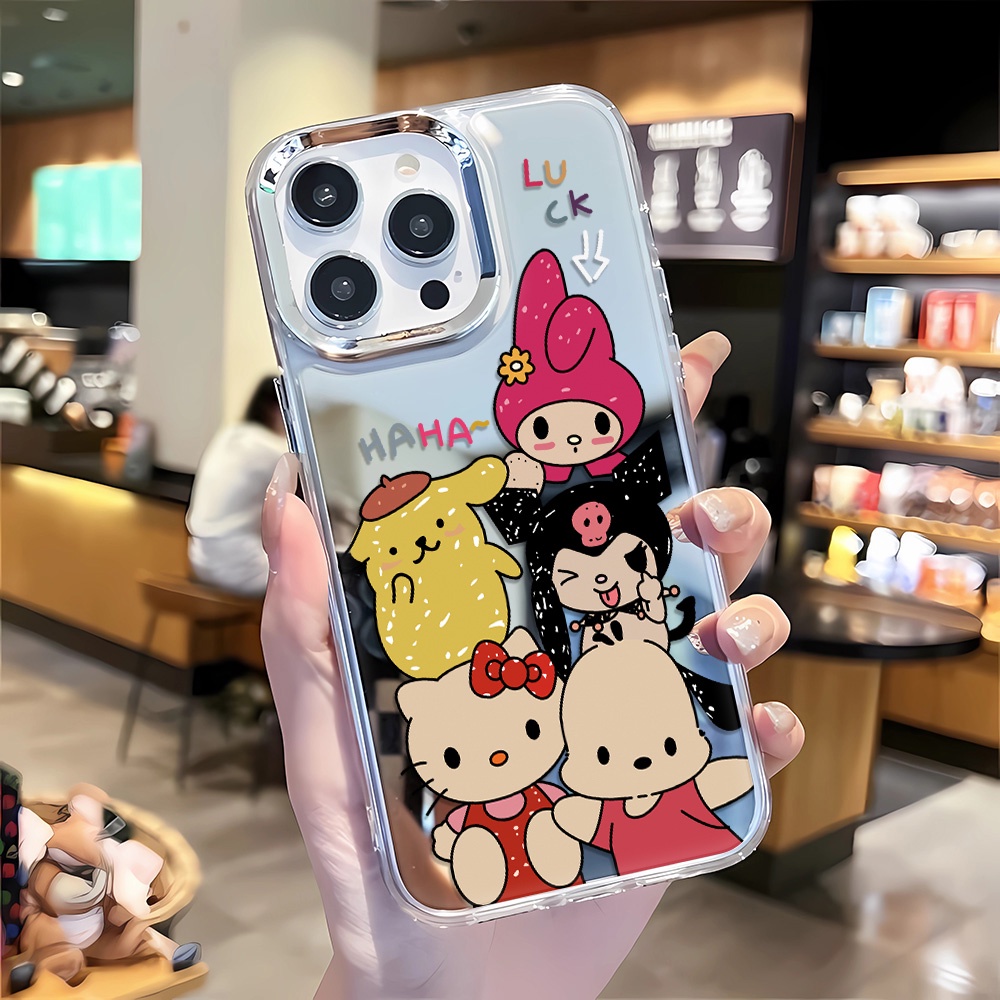 Ốp Điện Thoại Họa Tiết Hello Kitty Cho iphone 14 pro max 11 12 13 8 7 Plus X XR XSMax