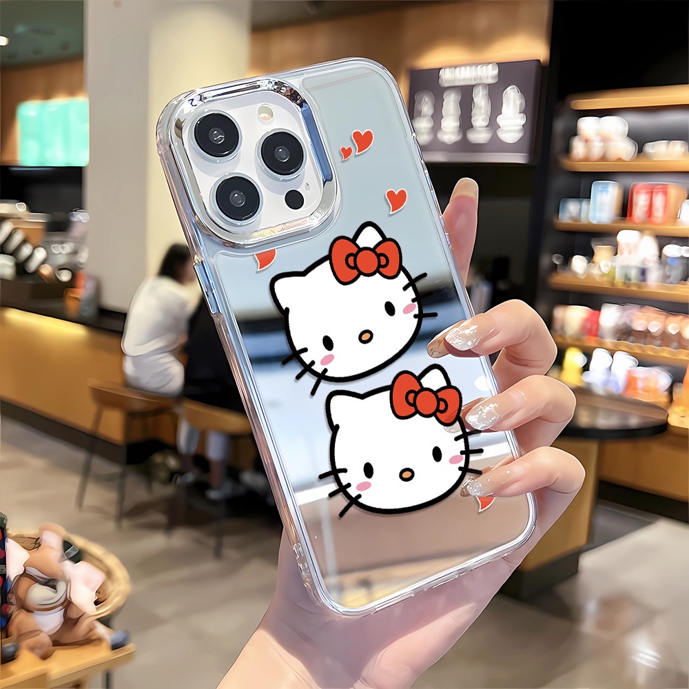 Ốp Điện Thoại Họa Tiết Hello Kitty Cho iphone 14 pro max 11 12 13 8 7 Plus X XR XSMax