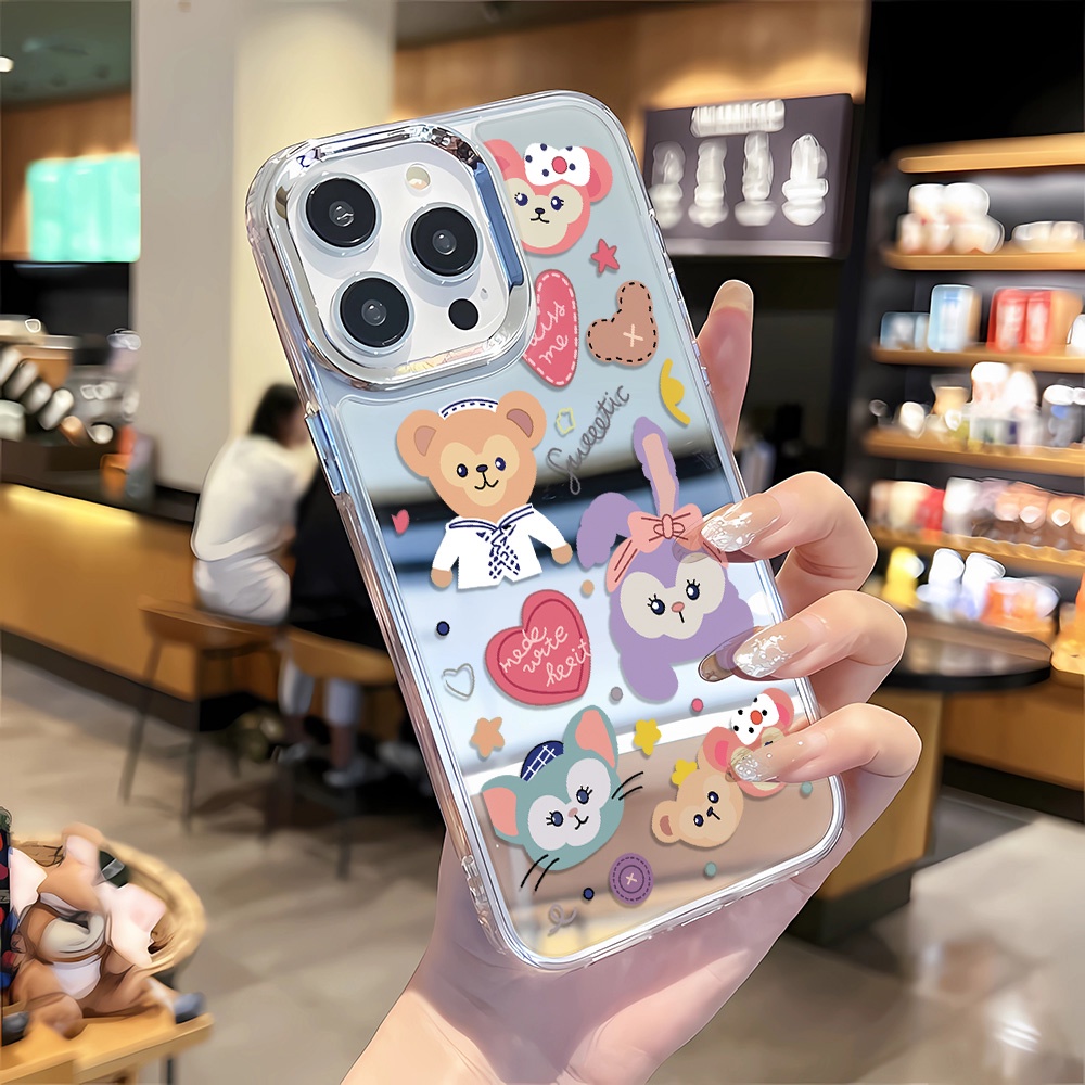 Ốp Điện Thoại Họa Tiết Gấu duffy Cho iphone 14 pro max 11 12 13 8 7 Plus X XR XSMax