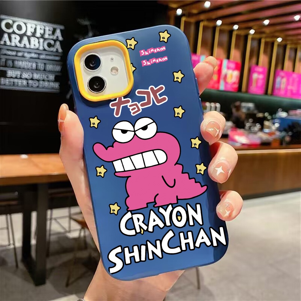 Ốp Điện Thoại silicon Họa Tiết Khủng Long Hoạt Hình 3 Trong 1 Cho iPhone 14Promax 13 12 11 7Plus X XR