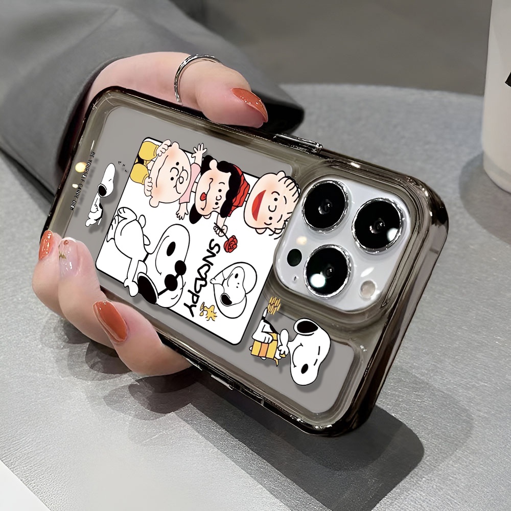 Ốp Điện Thoại Trong Suốt In Hình Cậu Bé Không Gian Cho iphone 14 pro max 11 13 12 7 8 Plus X XR XSMax
