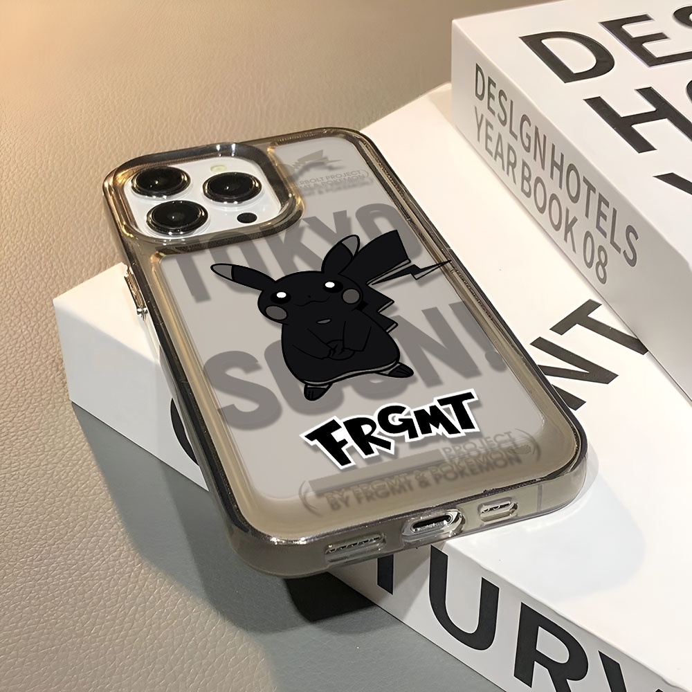 Ốp Điện Thoại Trong Suốt In Hình Pikachu Thời Trang Cho iphone 14 pro max 11 13 12 7 8 Plus X XR XSMax