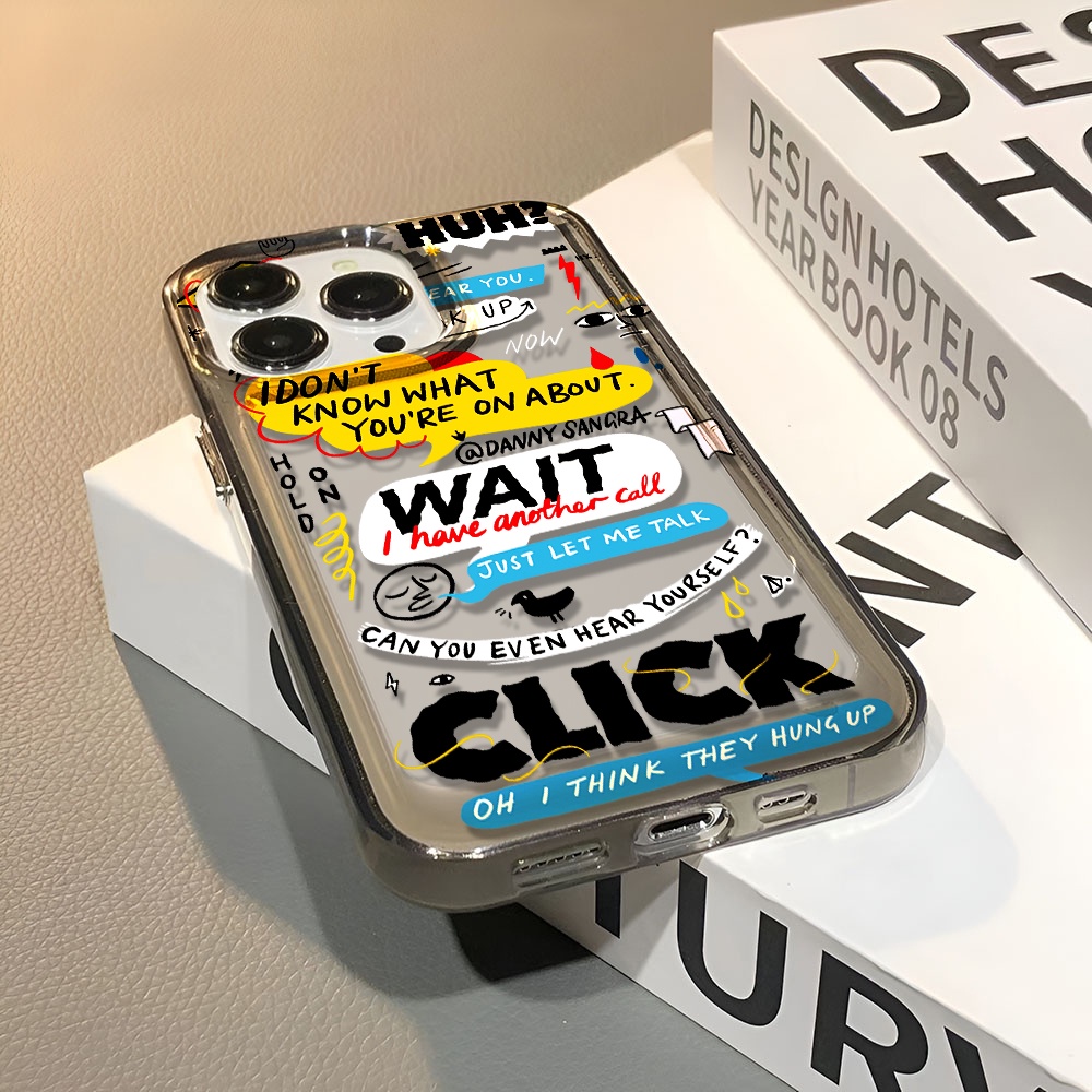 Ốp Điện Thoại Trong Suốt Chống Sốc Họa Tiết Thời Trang Cho iphone 14 pro max 11 13 12 7 8 Plus X XR XSMax