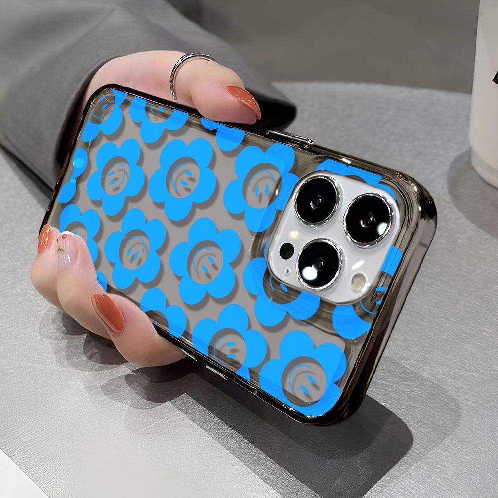 Ốp Điện Thoại Trong Suốt Họa Tiết Hoa Chống Sốc Cho iphone 14 pro max 11 13 12 7 8 Plus X XR XSMax