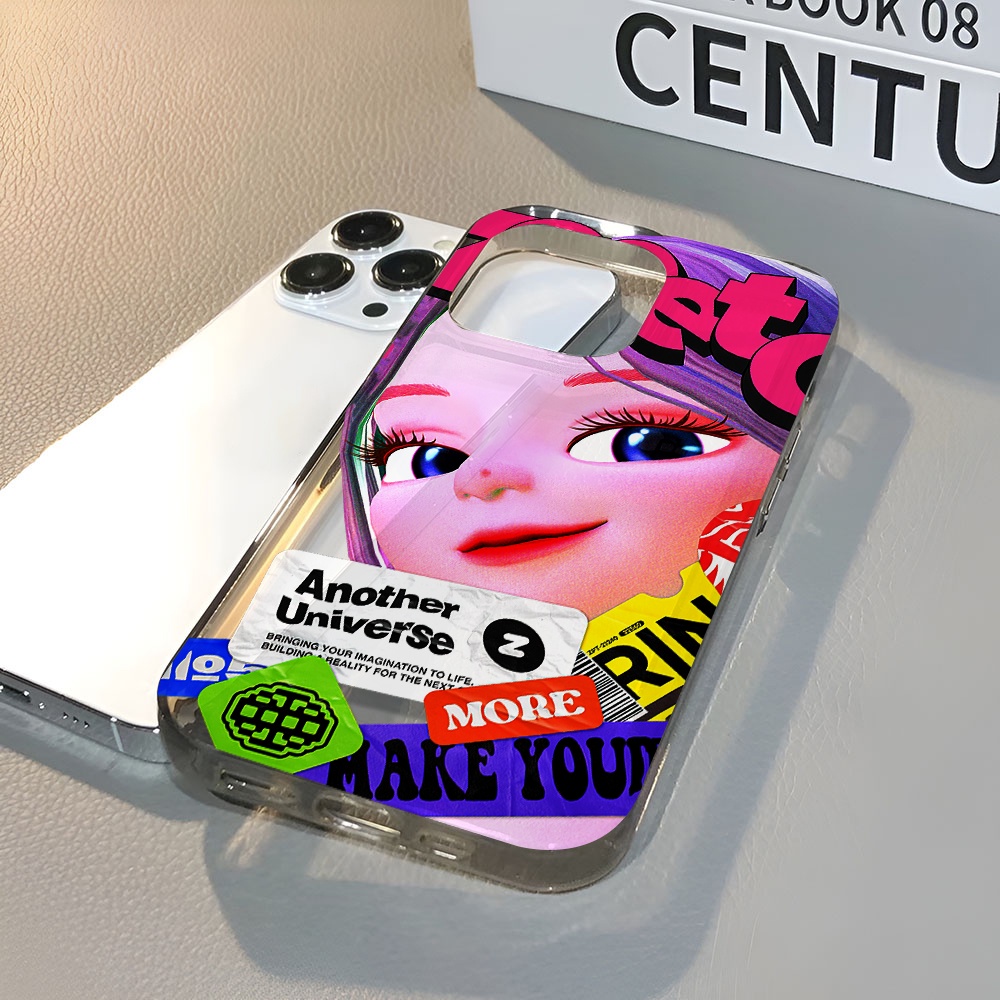 Ốp Điện Thoại Trong Suốt Chống Sốc In Hình Mặt Cười Cho iphone 14 pro max 11 13 12 7 8 Plus X XR XSMax