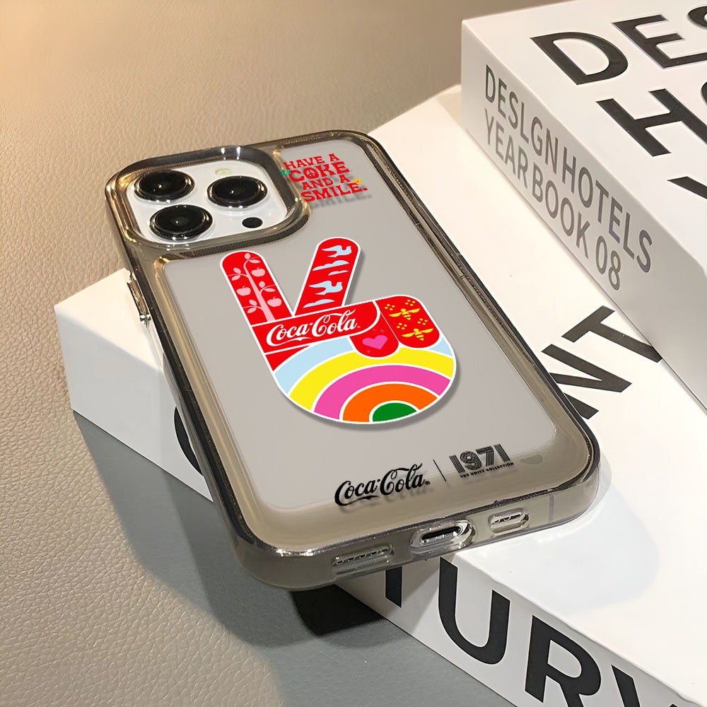 Ốp Điện Thoại Trong Suốt Chống Sốc Họa Tiết Thời Trang Cho iphone 14 pro max 11 13 12 7 8 Plus X XR XSMax