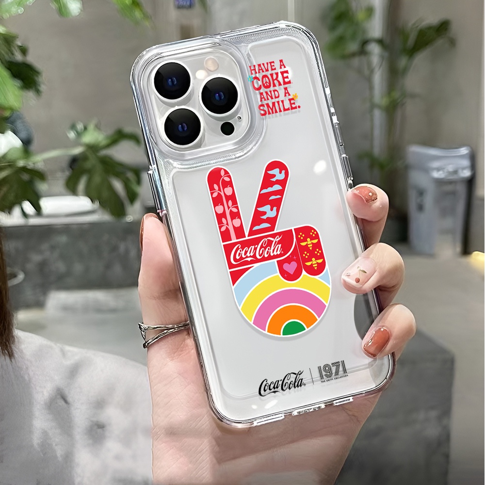 Ốp Điện Thoại Trong Suốt Chống Sốc Họa Tiết Thời Trang Cho iphone 14 pro max 11 13 12 7 8 Plus X XR XSMax