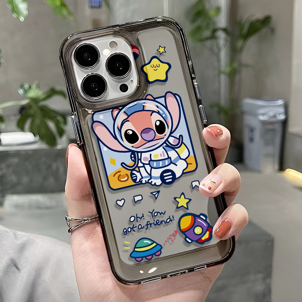 Ốp Điện Thoại Trong Suốt Chống Sốc In Hình Phi Hành Gia Cho iphone 14 pro max 11 13 12 7 8 Plus X XR XSMax