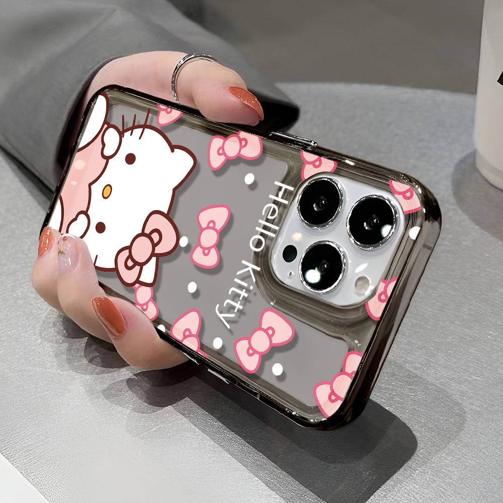 Ốp Điện Thoại Trong Suốt Họa Tiết Hello Kitty Dễ Thương Chống Sốc Cho iphone 14 pro max 11 13 12 7 8 Plus X XR XSMax
