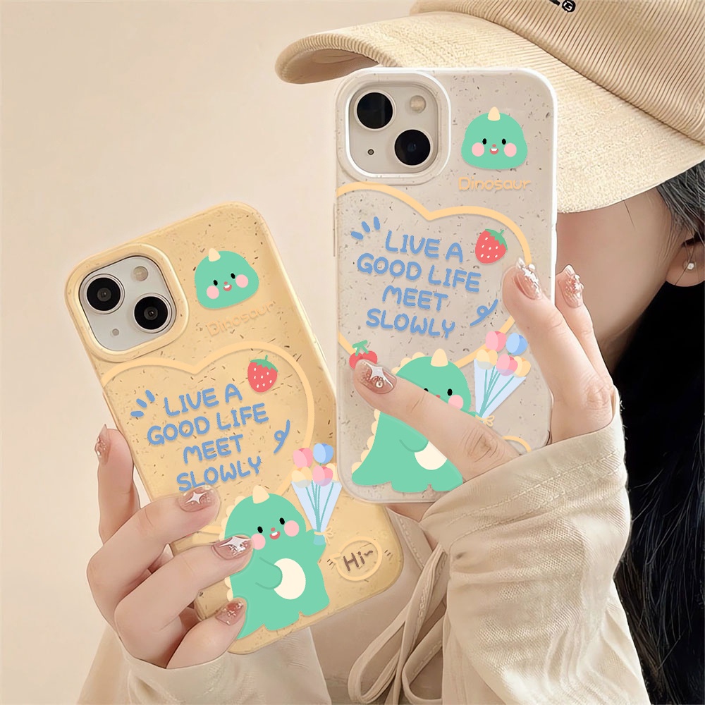 Ốp Điện Thoại Chống Sốc Họa Tiết Khủng Long Cho iphone 14 pro max 11 13 12 7 8 Plus X XR XSMax