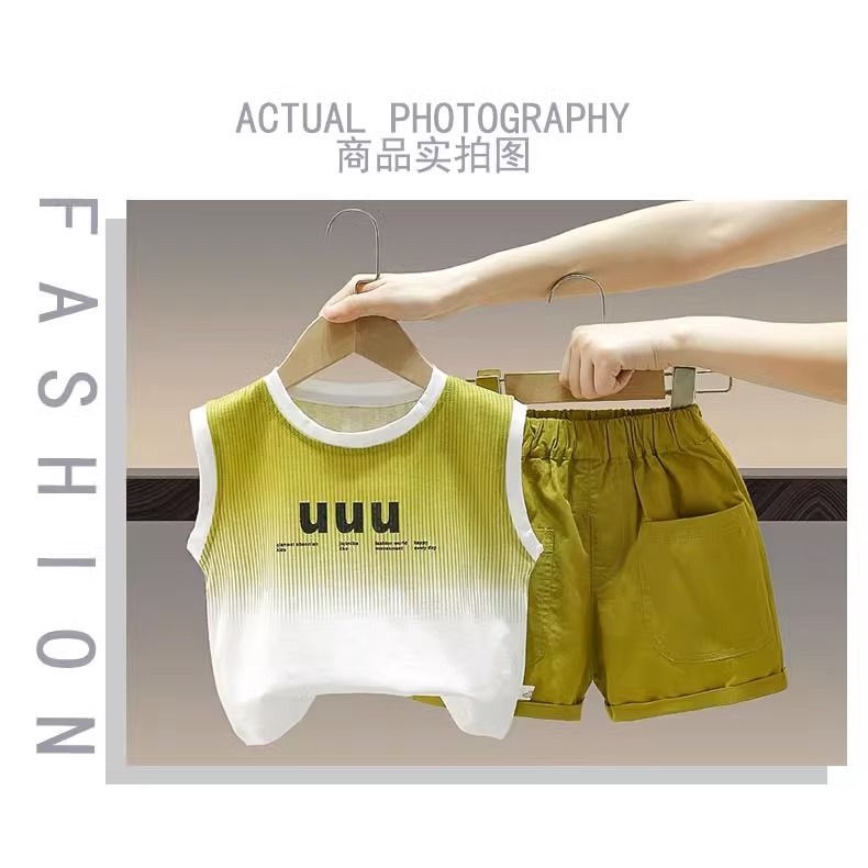 Áo Thun Không Tay In Hình Hoạt Hình Phong Cách Đường Phố Thời Trang Mùa Hè 2023 Dành Cho Bé Trai Bé Gái