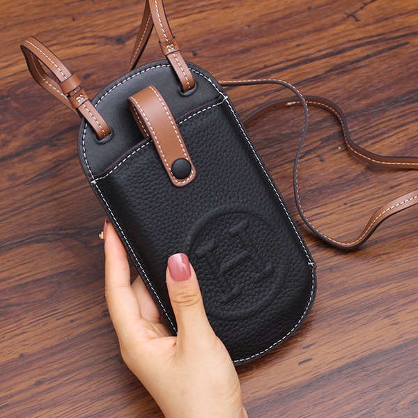 ♠Túi Da Bò Đeo Chéo Đựng Điện Thoại Thời Trang Mới Bán Chạy Năm 2023♨