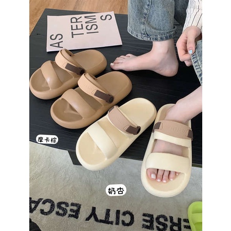 Dép Lê Đế Mềm Tăng Chiều Cao Hai Dây Dành Cho Nữ