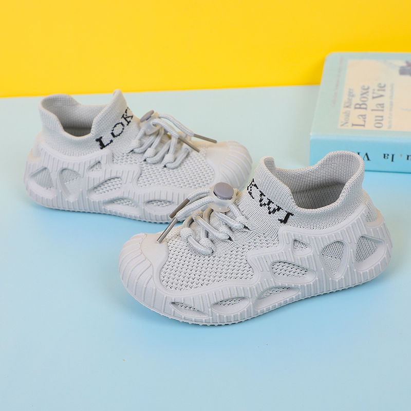 Giày Thể Thao Phối Lưới Thoáng Khí Thời Trang Xuân Thu 2023 Mới Cho Bé