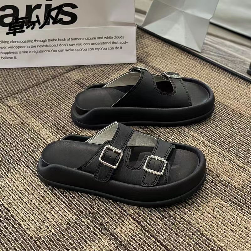 Dép dày-soled sandals nữ thời trang thoải mái
