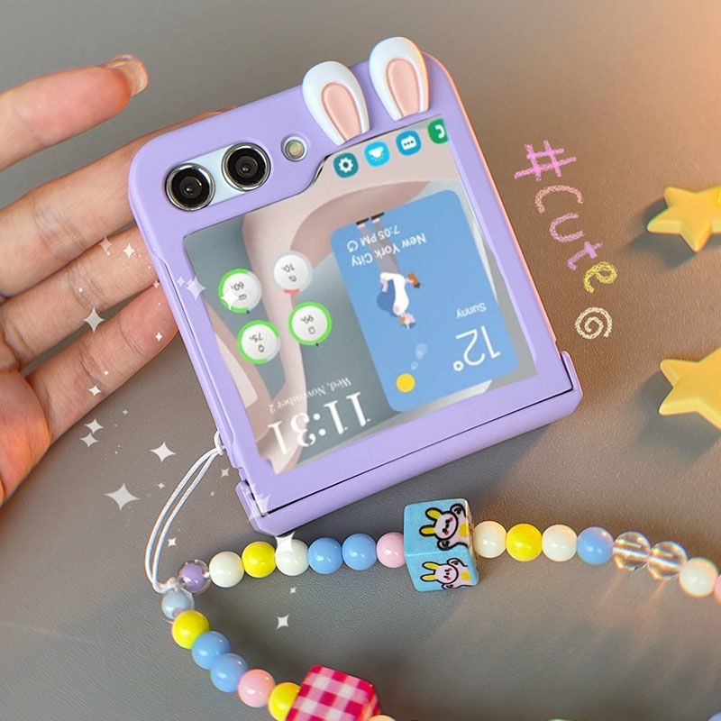 Ốp Điện Thoại Bảo Vệ Màn Hình Có Dây Đeo Cho samsung zflip5