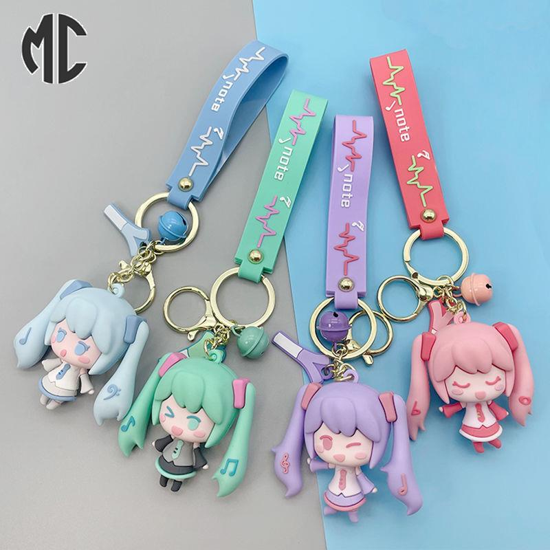 (mc) Búp Bê hatsune miku kagamine rin len megurine luka Dễ Thương Sáng Tạo Treo Balo Bạn Gái
