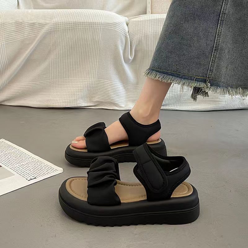 Dép Sandal Đế Dày Thời Trang Đơn Giản Cho Nữ
