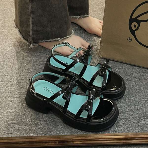 Sandal roman Thắt Nơ Phong Cách Mới 2023 Dành Cho Nữ
