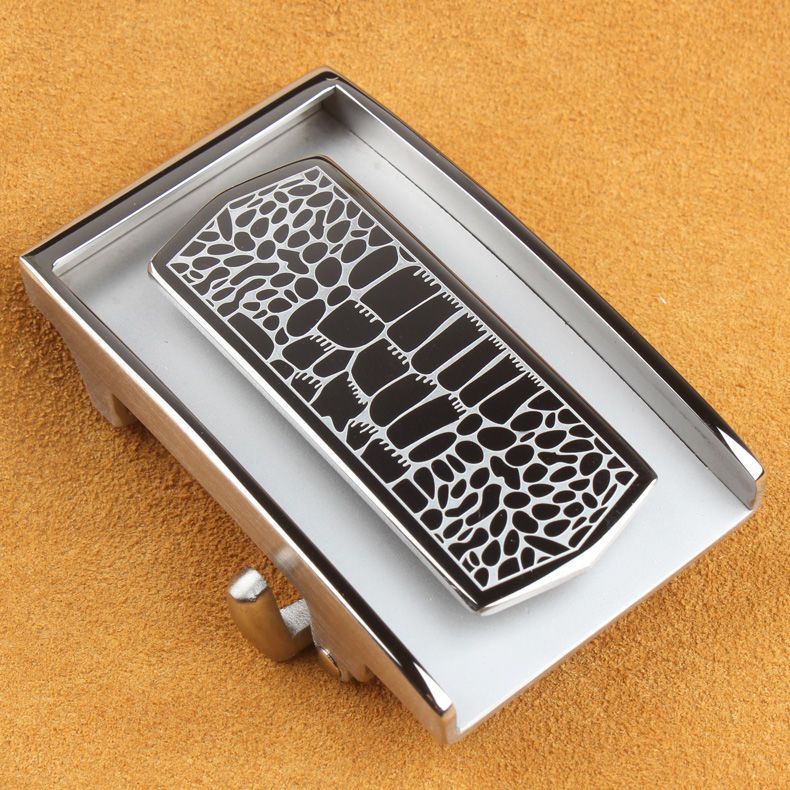 Khóa Kẹp Thắt Lưng Tự Động 3.5cm Bằng Thép Không Gỉ 00516 Cao Cấp Cho Nam