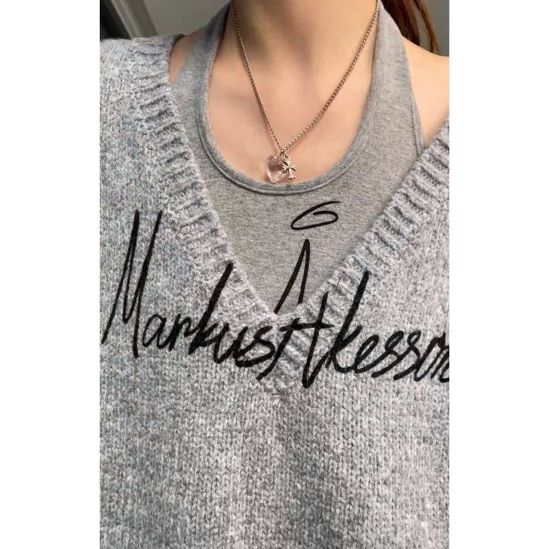 Áo sweater Dáng Rộng Hở Lưng Xinh Xắn Dành Cho Nữ