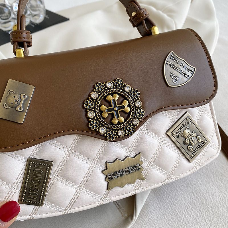 Túi xách nữ, Túi đeo chéo Túi đeo vai nhiều ngăn thời trang phong cách Retro