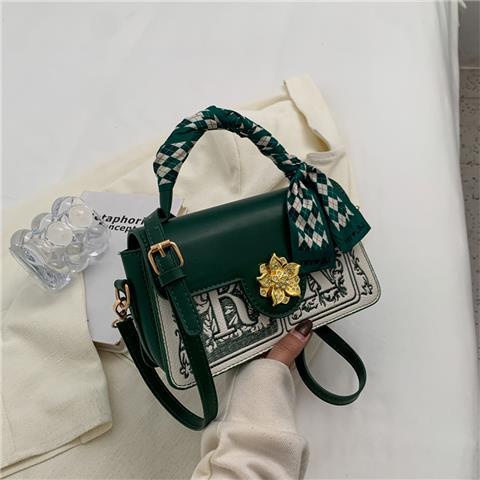 Túi Xách Đeo Vai Hình Vuông Nhỏ Thêu Họa Tiết Phong Cách Thời Trang Mới 2023 Cho Nữ