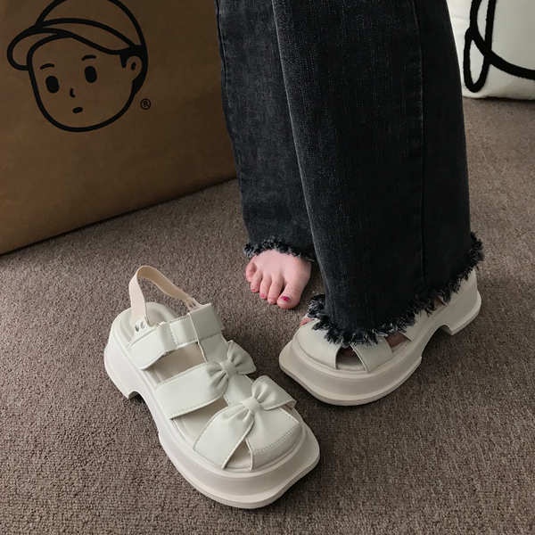 Giày Sandal Đế Dày Thời Trang Dành Cho Nữ