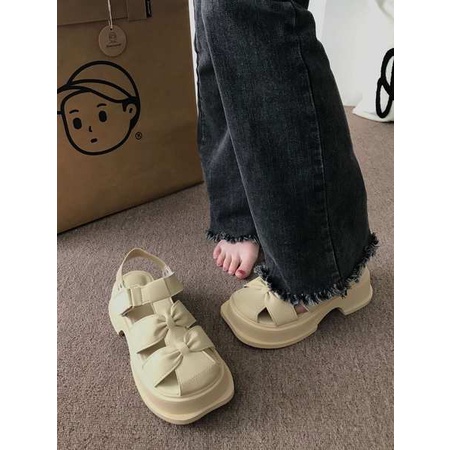 Giày Sandal Đế Dày Thời Trang Dành Cho Nữ