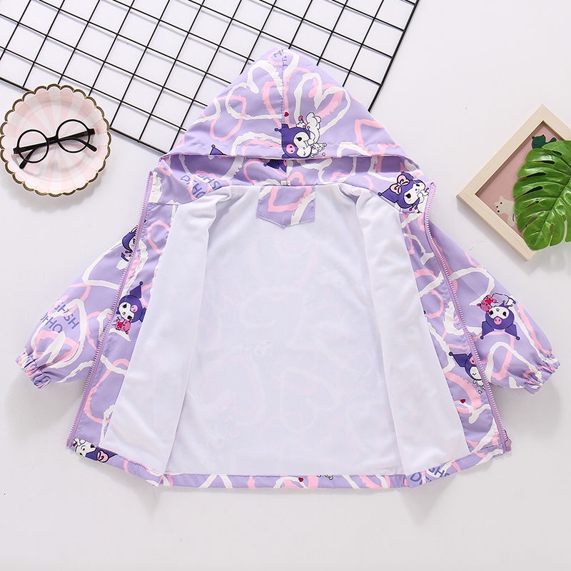 Áo Khoác Mỏng Thoải Mái Thời Trang Xuân Thu Mới 2023 Cho Bé Gái