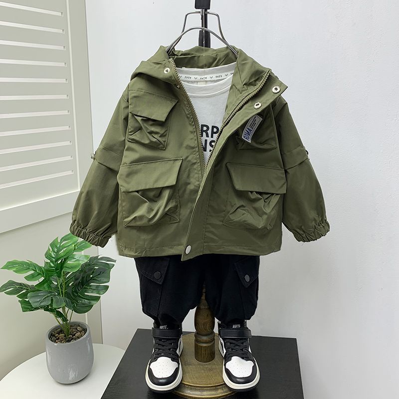 Áo Khoác Gió Thời Trang Xuân Thu Mới 2023 Cho Bé