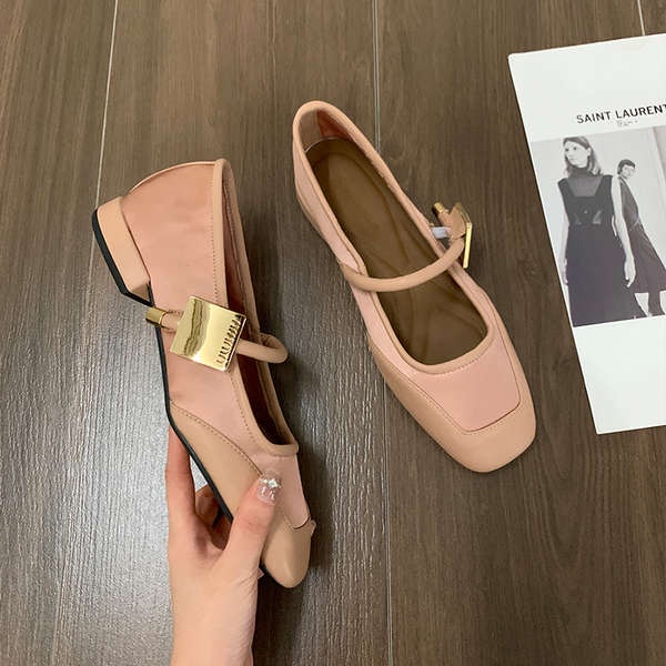 Giày Da Cao Cấp Phong Cách Pháp Thời Trang Mùa Thu Cho Nữ