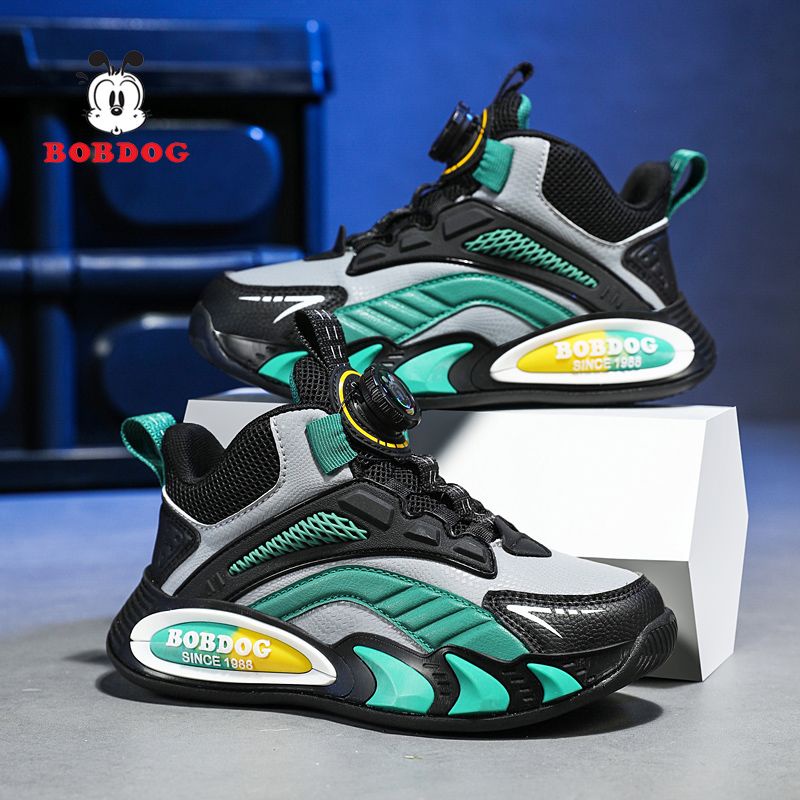 Babudou Giày Thể Thao Da Đế Mềm Chống Trượt Chống Thấm Nước Thời Trang Thu Đông 2023 Cho Bé Trai