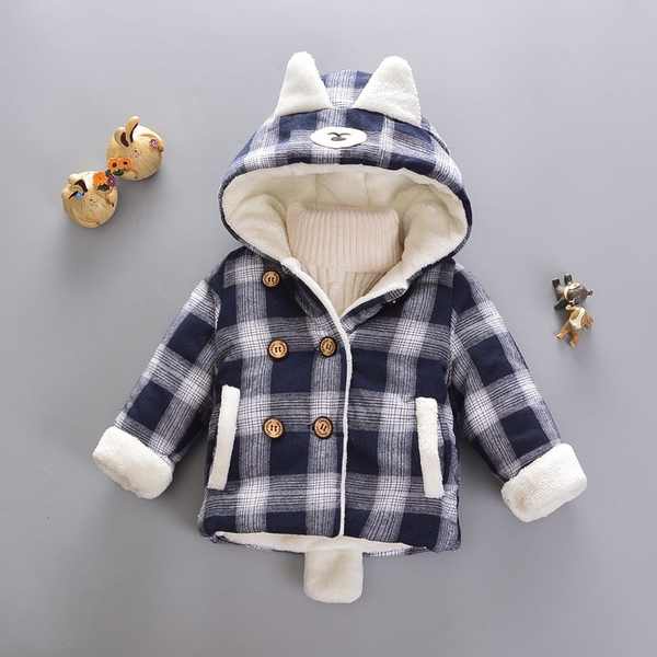 Barabara Hanoi bé trai Clip bông mùa đông áo khoác bông cho bé trai 0-1-3 tuổi áo khoác bông cho bé trai