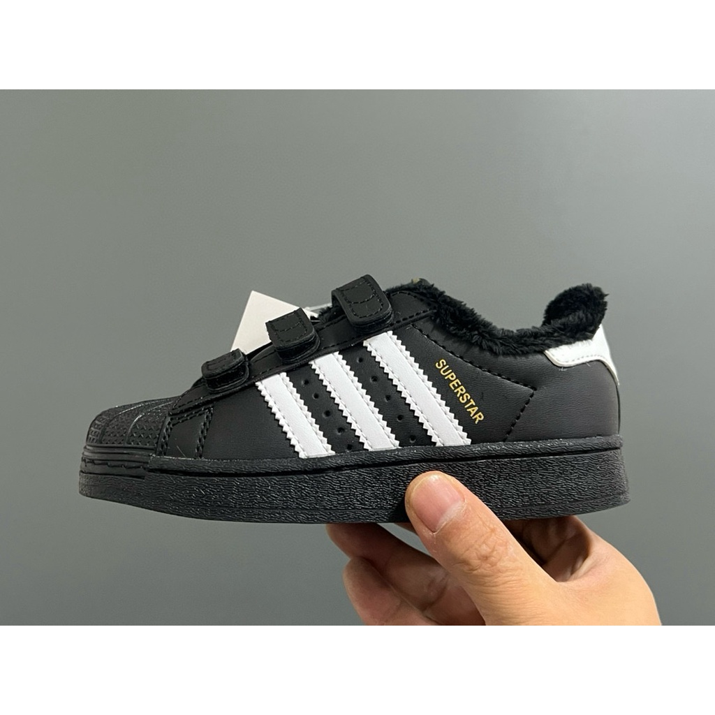 Giày Thể Thao adidas size 22-37 Bằng Lông Cừu Quai Dán Thoải Mái Dễ Phối Đồ Cho Bé